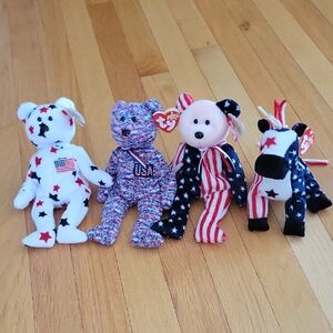 Ty Beanie Babies USA Set
